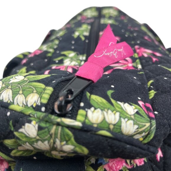 Vera Bradley  Floral Quilted Shoulder Strap & Handles Weekender Satchel Bag Sz L - Picture 8 of 13